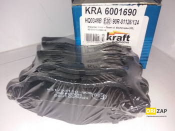 Колодки гальмівні передні KRAFT (6001690), Неоригінальний виробник, 00336494