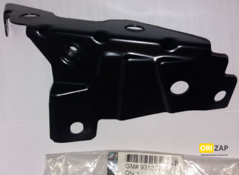 Направляюча переднього бампера права металл з 2006 (1116008), GM, 00009742