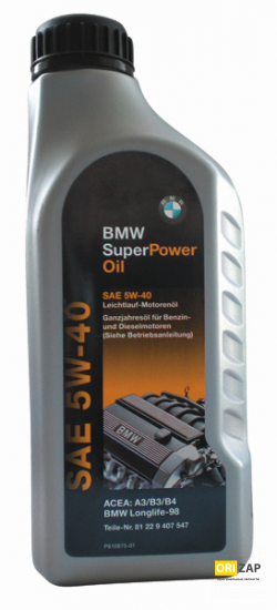 BMW Super Power 5W40 1L, BMW, 81229407547