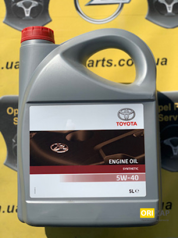 Toyota Engine Oil 5W40 5L, Toyota, 08880-80835