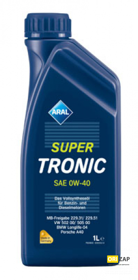 Aral SuperTronic Low SAPS 0W40 1L, Aral, 20458