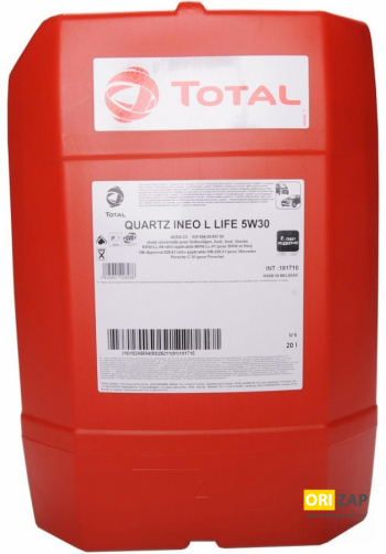 Total Quartz Ineo L Life 5W30 20L, Total, 181710