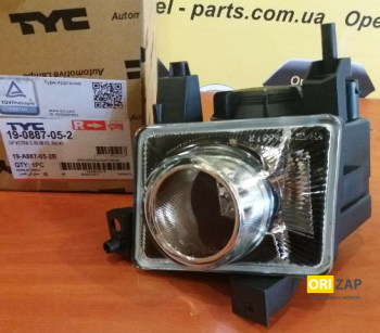 Фара противотуманная правая с 2006 TYC (19-0887-05-2), Неоригінальний виробник, 00337019