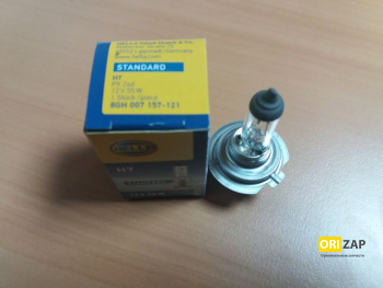 Лампа ближнего света H7 12V/55W HELLA (8GH007157-121), Неоригінальний виробник, 10000284